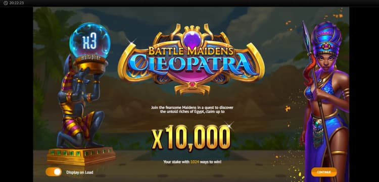 Battle Maidens Cleopatra 1X2Gaming Logo